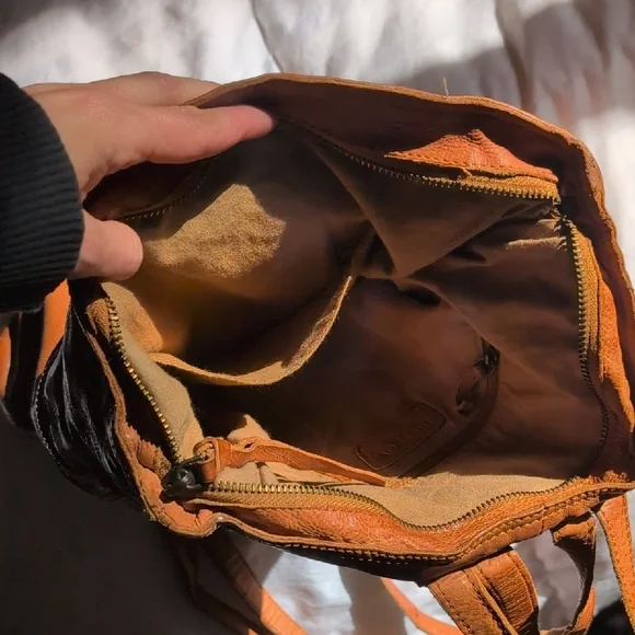 Margot Brown Leather Backpack - Picture 2 of 4